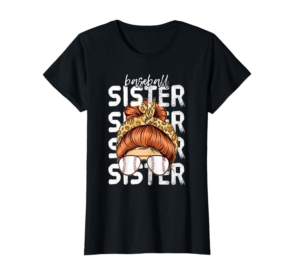Baseball Sister Baseball Softball T-Shirt - Aesthetic Graphic Unisex - T-Shirt, Sweatshirt, Hoodie