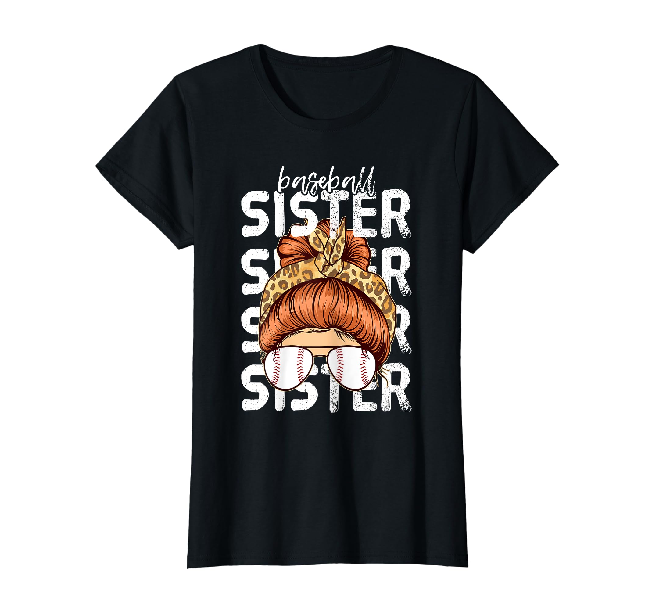 Baseball Sister Baseball Softball T-Shirt - Aesthetic Graphic Unisex - T-Shirt, Sweatshirt, Hoodie