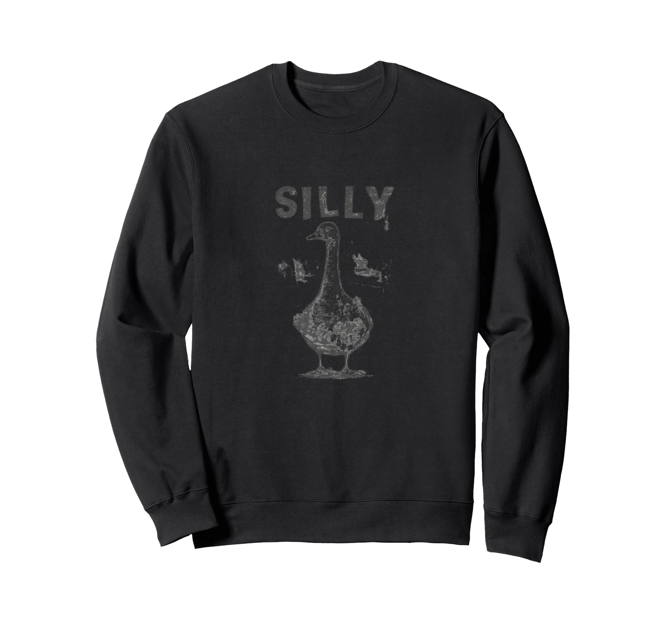 Goose Grunge Silly Bird Funny Goose Sweatshirt - Aesthetic Graphic Unisex - T-Shirt, Sweatshirt, Hoodie
