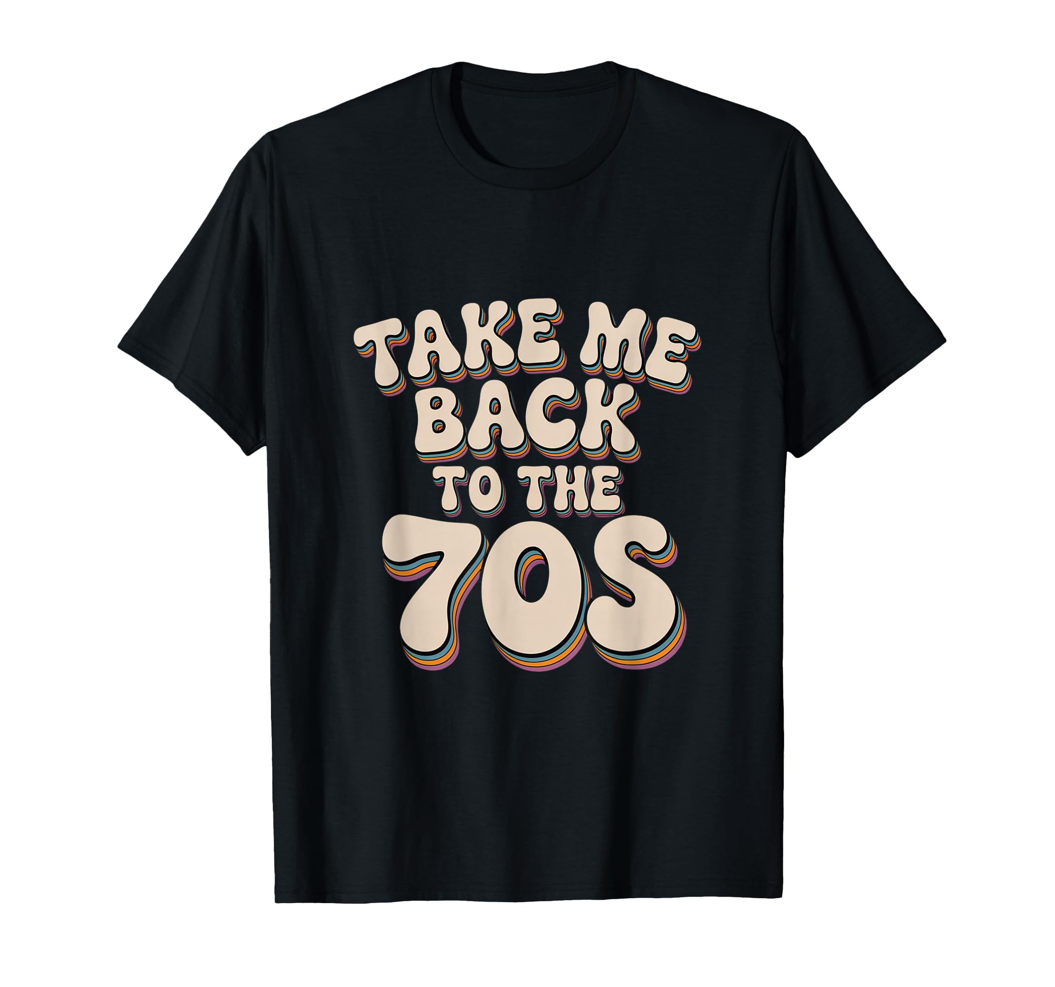 Take Me Back To 70S T-Shirt - Custom Art Print Unisex - T-Shirt, Sweatshirt, Hoodie