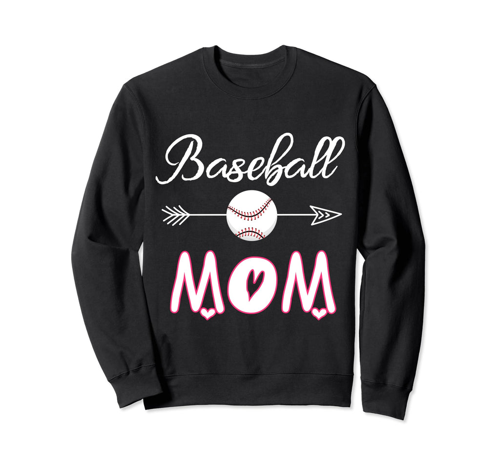 Baseball Mom Birthday Sport Sweatshirt - Aesthetic Graphic Men Women - T-Shirt, Sweatshirt, Hoodie