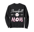 Baseball Mom Birthday Sport Sweatshirt - Aesthetic Graphic Men Women - T-Shirt, Sweatshirt, Hoodie
