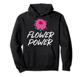 Flower Power Floral Botanist Flower Hoodie - Aesthetic Graphic Unisex - T-Shirt, Sweatshirt, Hoodie