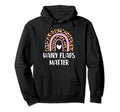 Hairy Flaps Matter Boho Leopard Hoodie - Casual Everyday Wear Unisex - T-Shirt, Sweatshirt, Hoodie