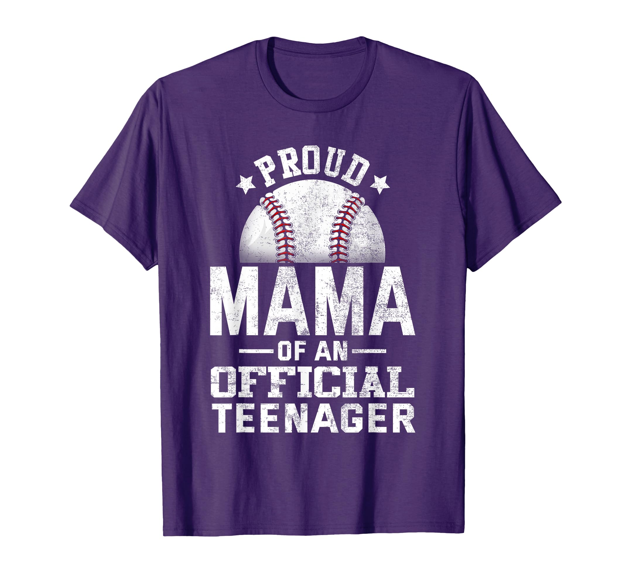 Proud Baseball Mama Teenager 13Th T-Shirt - Custom Art Print Men Women - T-Shirt, Sweatshirt, Hoodie