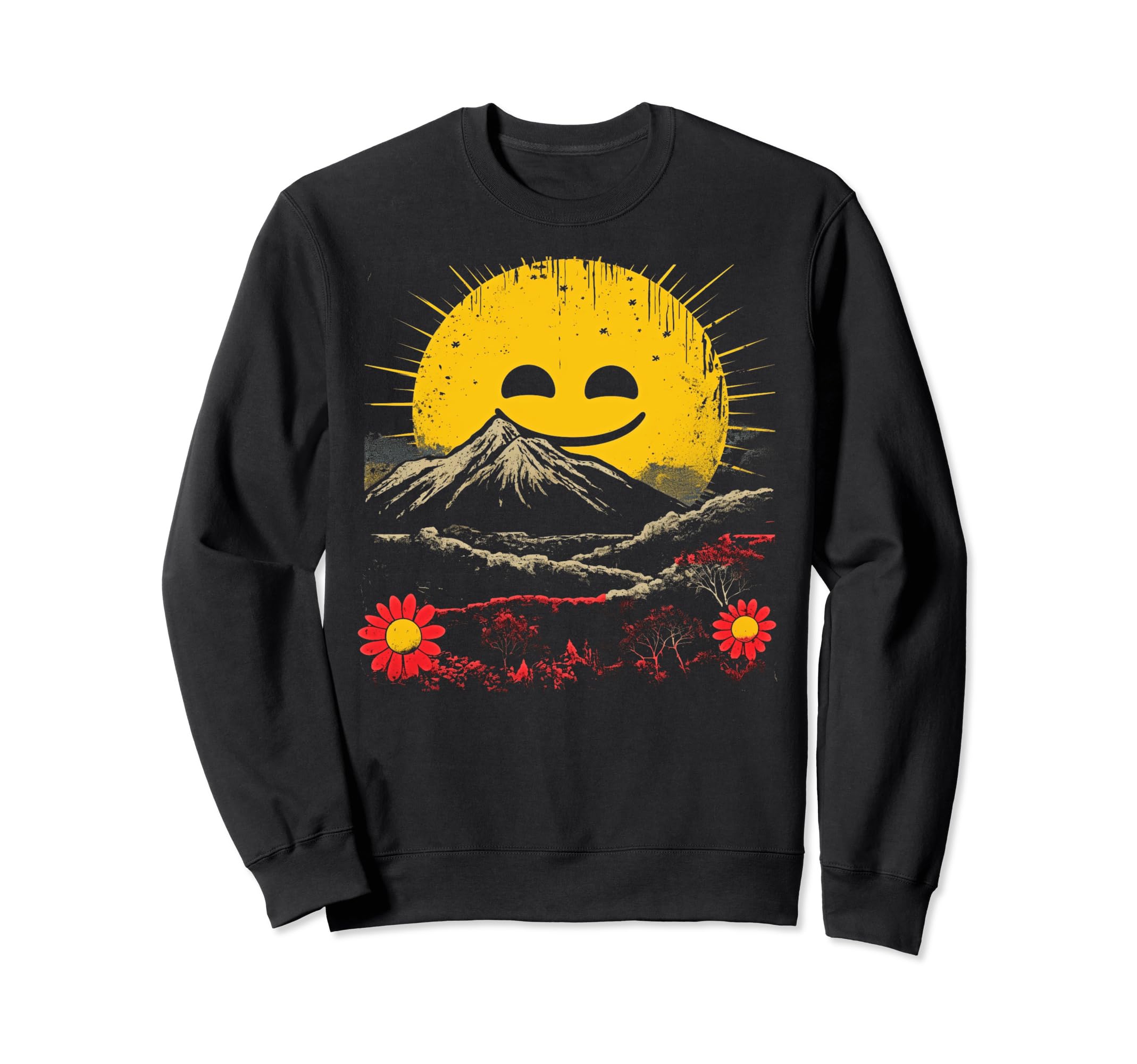 Sun Boho Groovy Sunshine Grunge 27 Sweatshirt - Graphic Print Men Women - T-Shirt, Sweatshirt, Hoodie