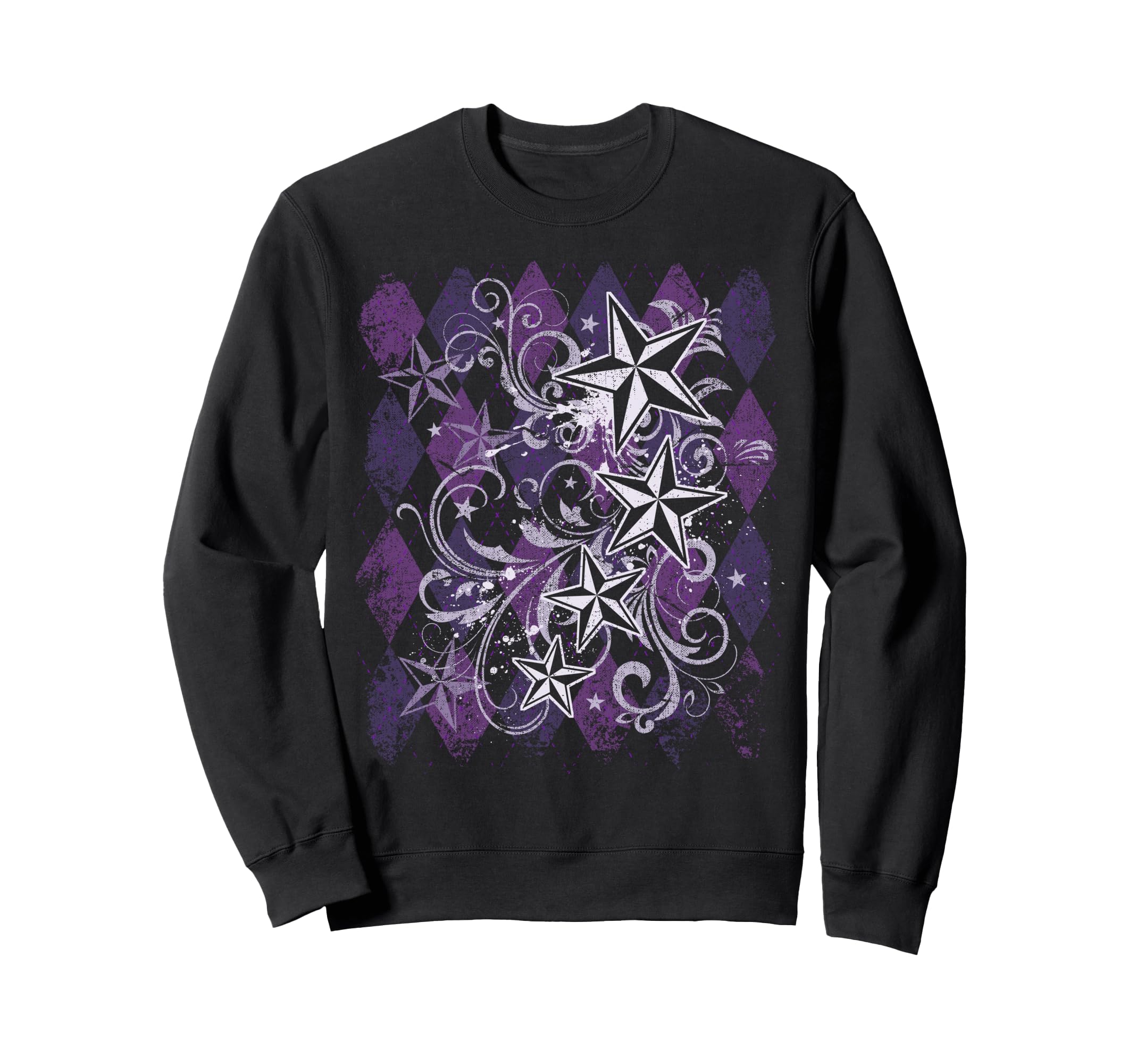 Emo 2000S Purple Star Fairy Grunge Sweatshirt - Streetwear Style Men Women - T-Shirt, Sweatshirt, Hoodie