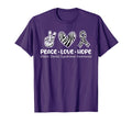Peace Love Hope Ehlers Danlos T-Shirt - Fun Novelty Design for Adults - T-Shirt, Sweatshirt, Hoodie
