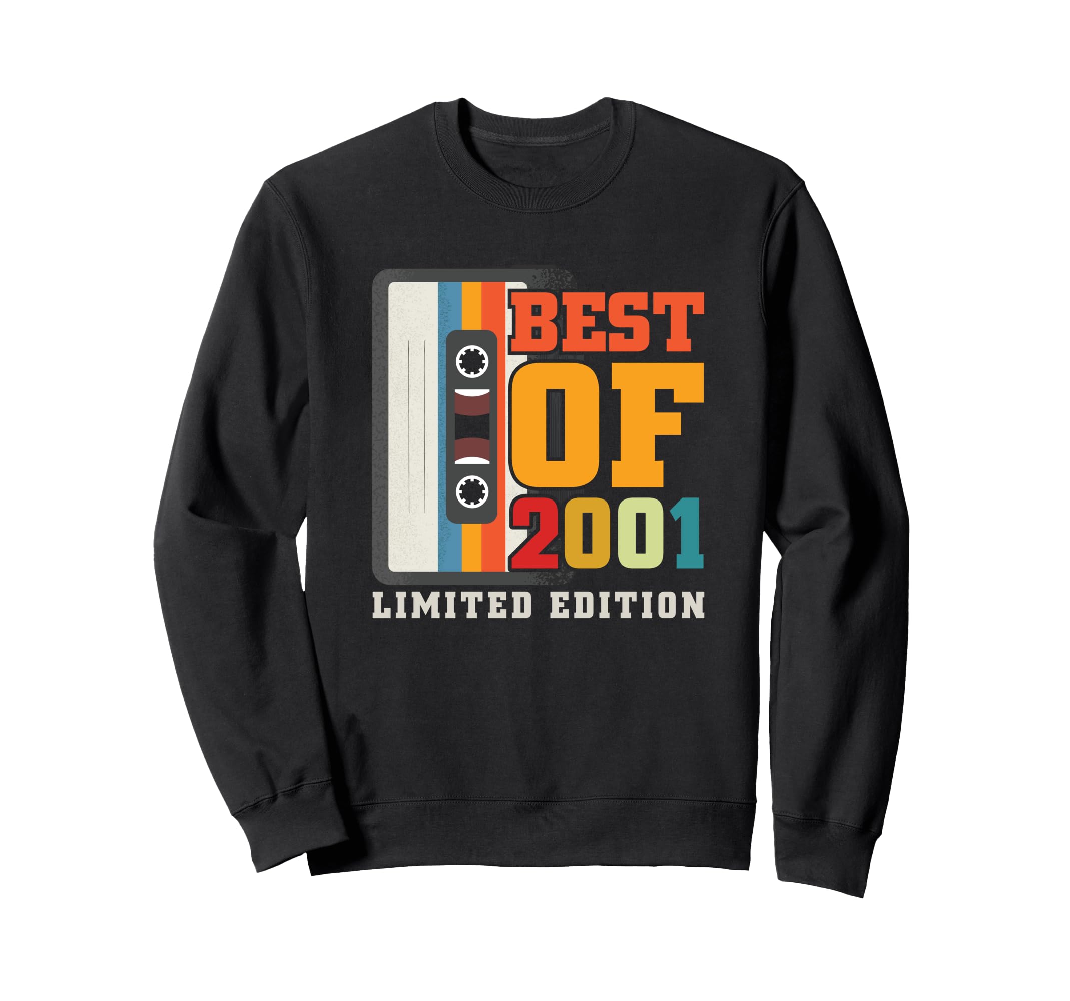 Best 2001 20Th Birthday Gifts Cassette Sweatshirt - Trendy Graphic Unisex - T-Shirt, Sweatshirt, Hoodie
