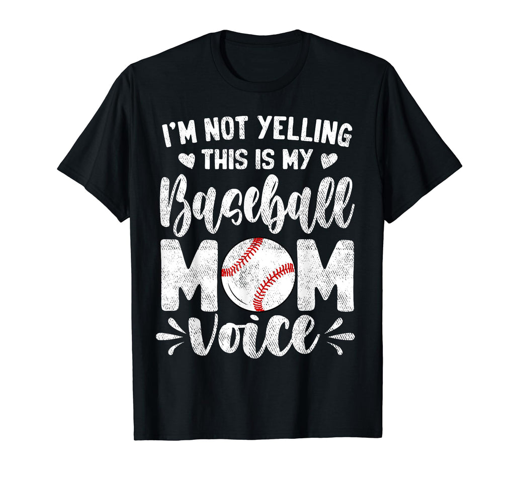 Im Not Yelling This Is My Baseball T-Shirt - Minimalist Print Men Women - T-Shirt, Sweatshirt, Hoodie