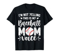 Im Not Yelling This Is My Baseball T-Shirt - Minimalist Print Men Women - T-Shirt, Sweatshirt, Hoodie