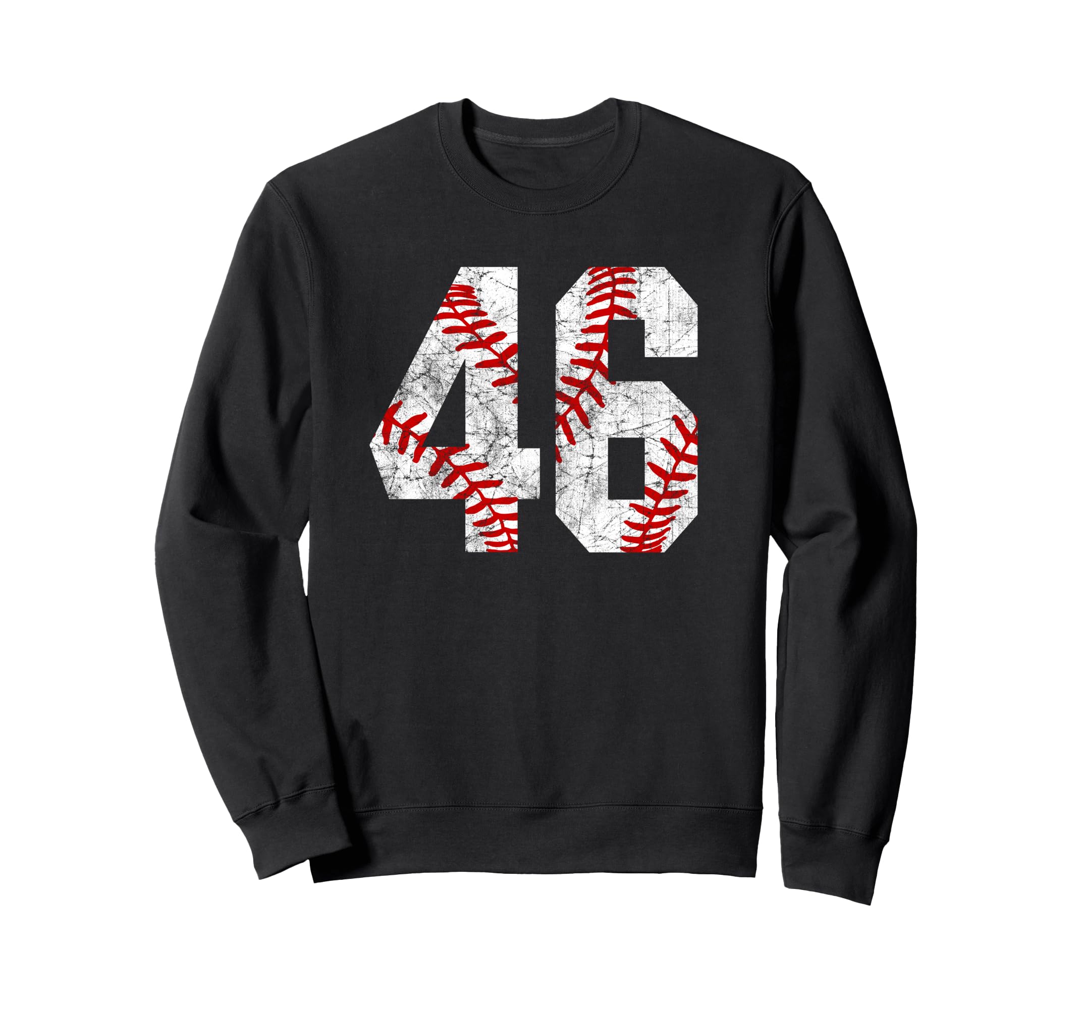 Baseball Mom 46 Jersey Baseball Sweatshirt - Minimalist Print Unisex - T-Shirt, Sweatshirt, Hoodie