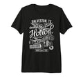 Galveston Texas Usa Distressed Hotrod T-Shirt - Trendy Graphic for Adults - T-Shirt, Sweatshirt, Hoodie
