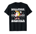 Ballpark Brother Groovy Softball Baseball T-Shirt - Trendy Graphic Unisex - T-Shirt, Sweatshirt, Hoodie