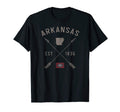 Arkansas State Crossed Arrows Distressed Hoodie - Unique Graphic Men Women - T-Shirt, Sweatshirt, Hoodie