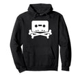 Cassette Tape Skull And Cross Bones Hoodie - Streetwear Style Unisex - T-Shirt, Sweatshirt, Hoodie