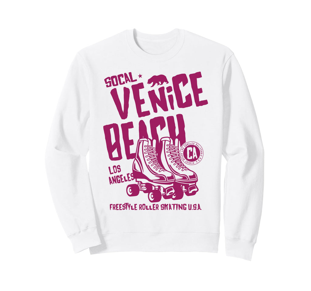Venice Beach California Roller Sweatshirt - Aesthetic Graphic Men Women - T-Shirt, Sweatshirt, Hoodie