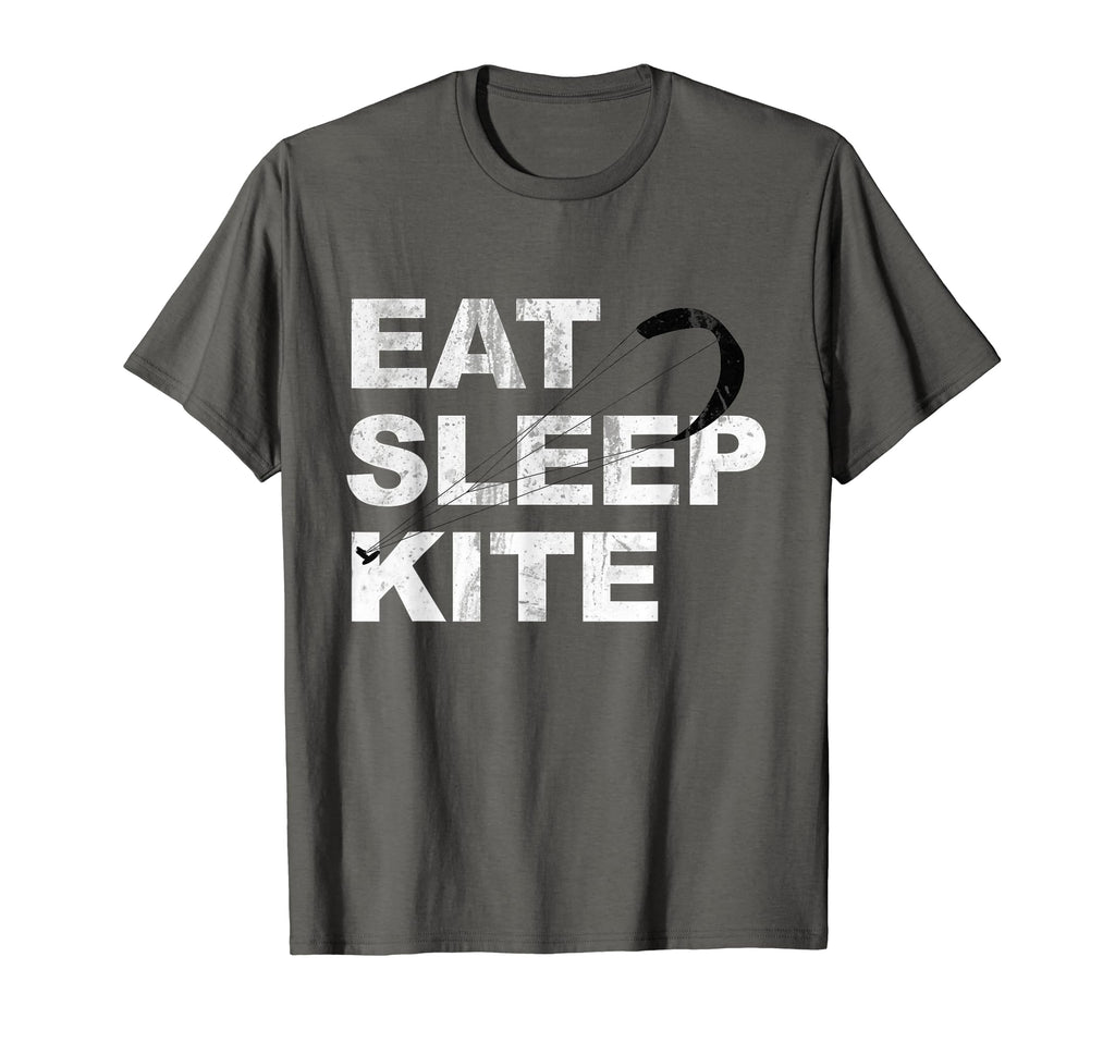 Eat Sleep Kite Distressed T-Shirt - Minimalist Print for Adults - T-Shirt, Sweatshirt, Hoodie