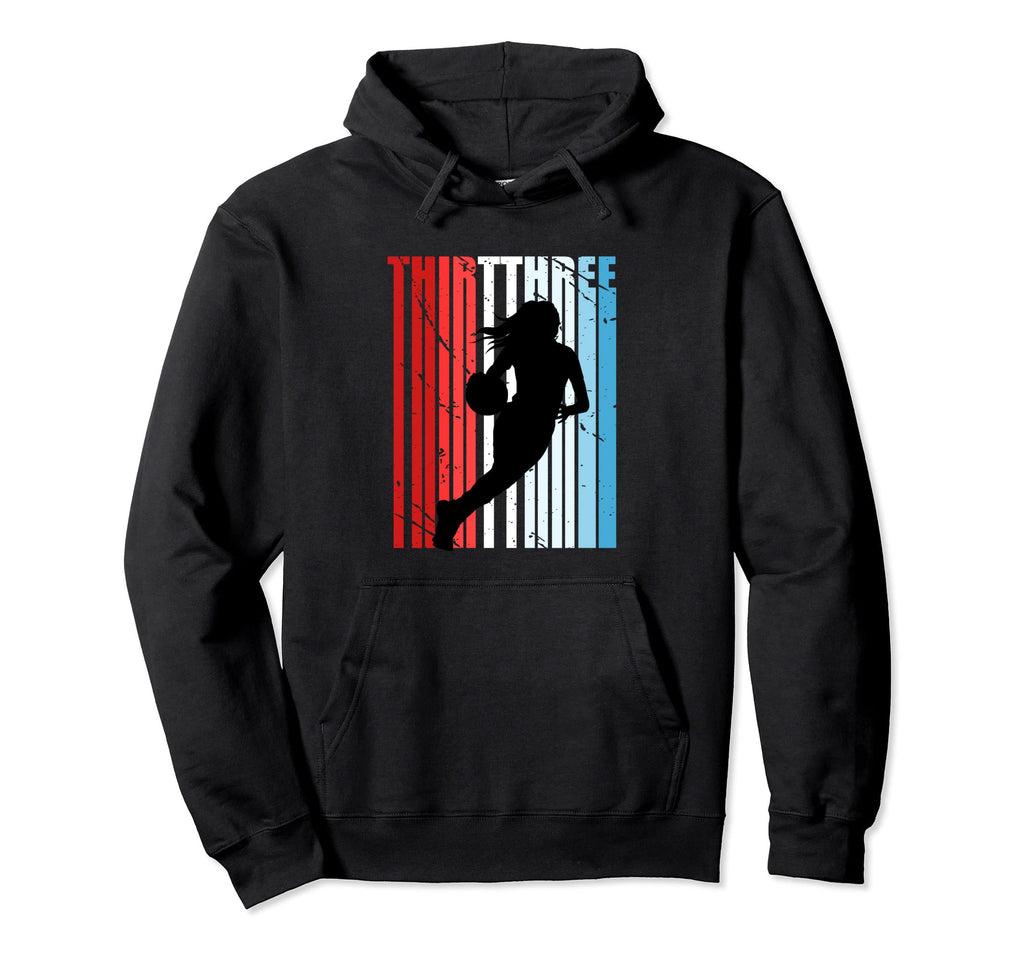 33Rd Basketball Birthday Womens Hoodie - Aesthetic Graphic for Adults - T-Shirt, Sweatshirt, Hoodie