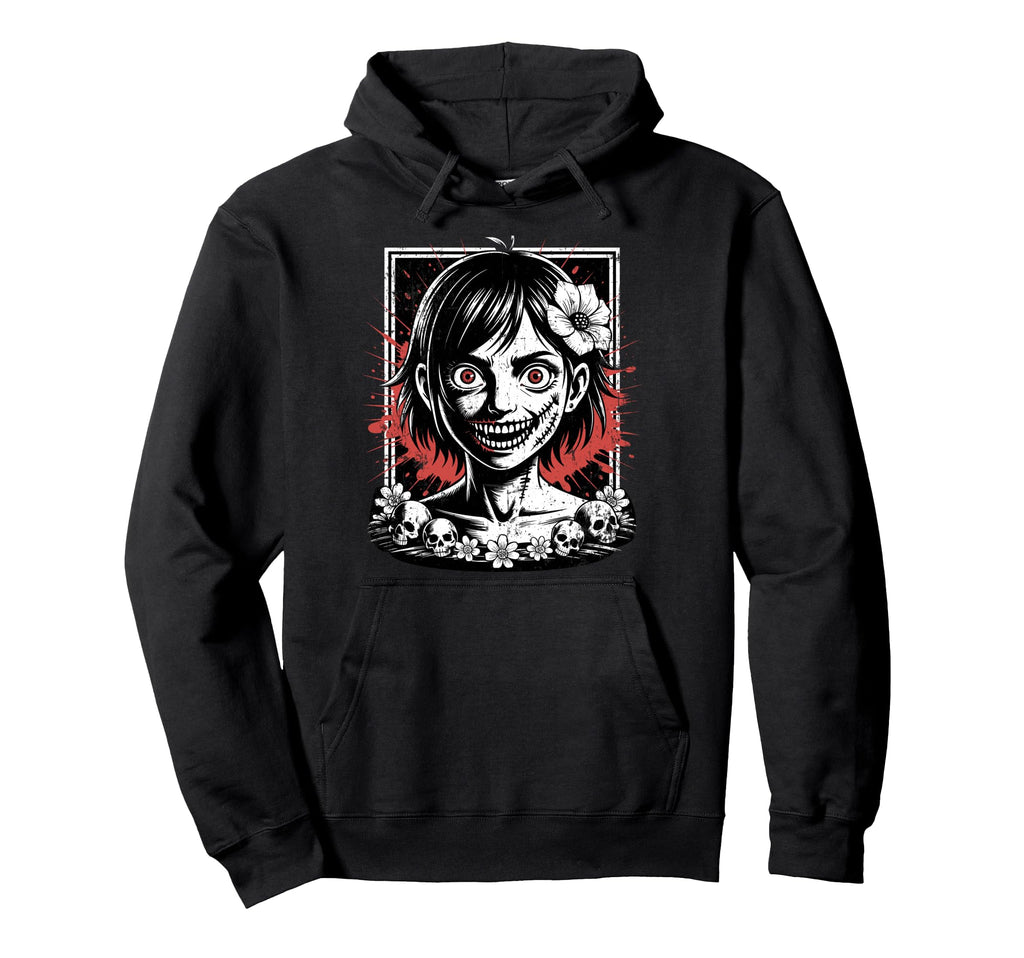 Japanese Goth Creepy Emo Y2K Japan Hoodie - Novelty Apparel for Adults - T-Shirt, Sweatshirt, Hoodie