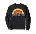 Good Energy Vibin Rainbow Boho Sweatshirt - Novelty Apparel Men Women - T-Shirt, Sweatshirt, Hoodie