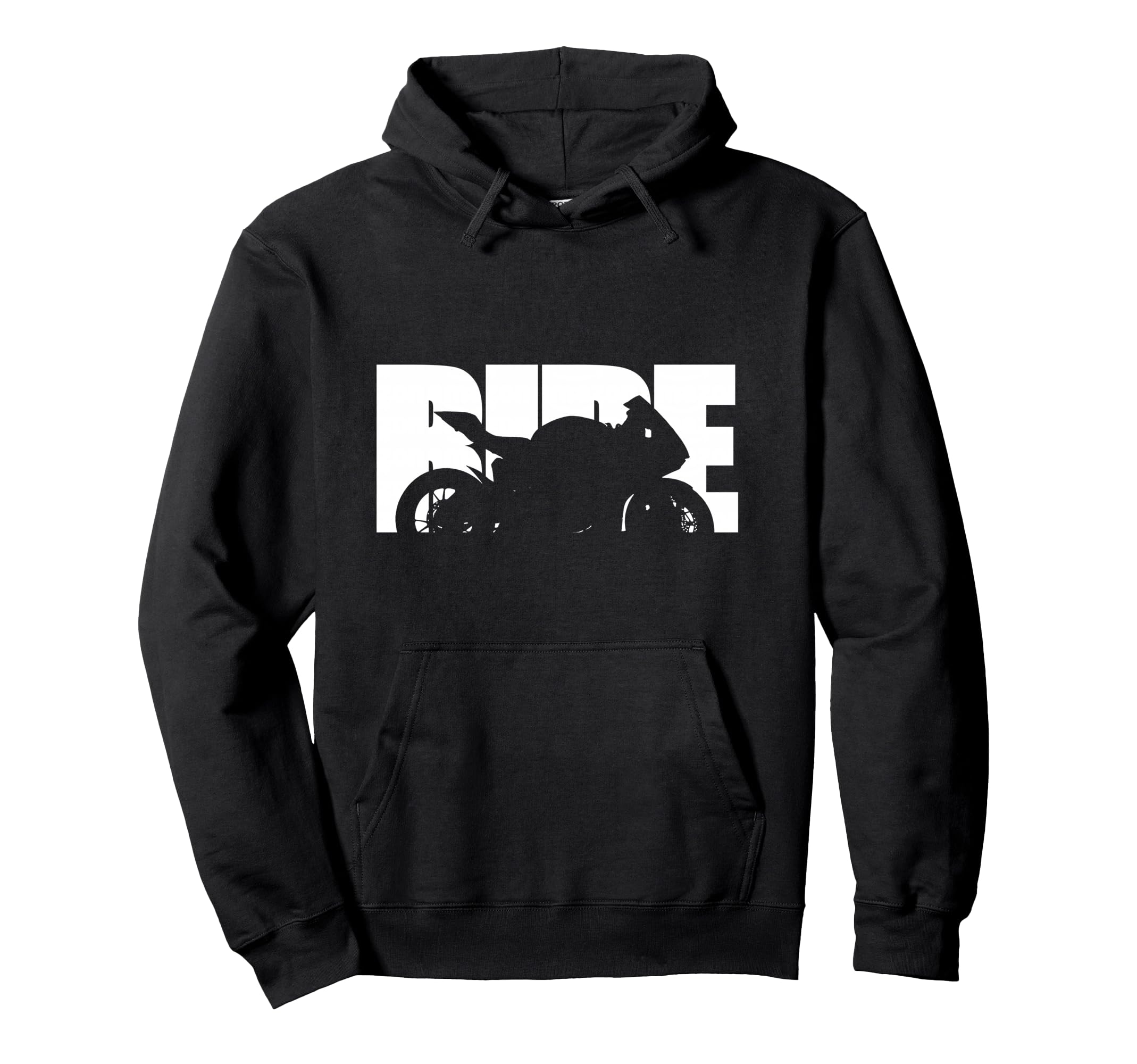 Bike Motorcyclist Motorcycle Rider Biker Hoodie - Minimalist Print Unisex - T-Shirt, Sweatshirt, Hoodie