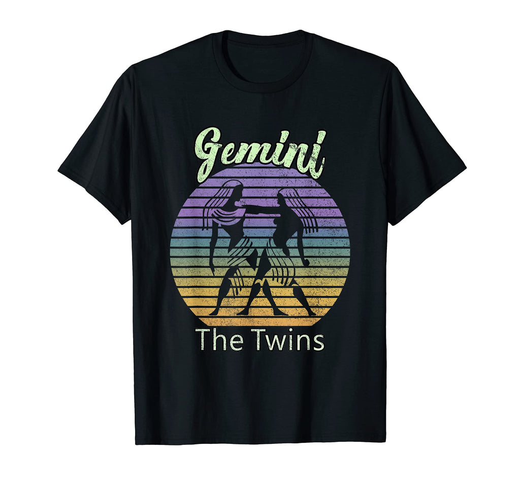 Gemini Birthday Gift Sunset Zodiac T-Shirt - Fun Novelty Design Men Women - T-Shirt, Sweatshirt, Hoodie