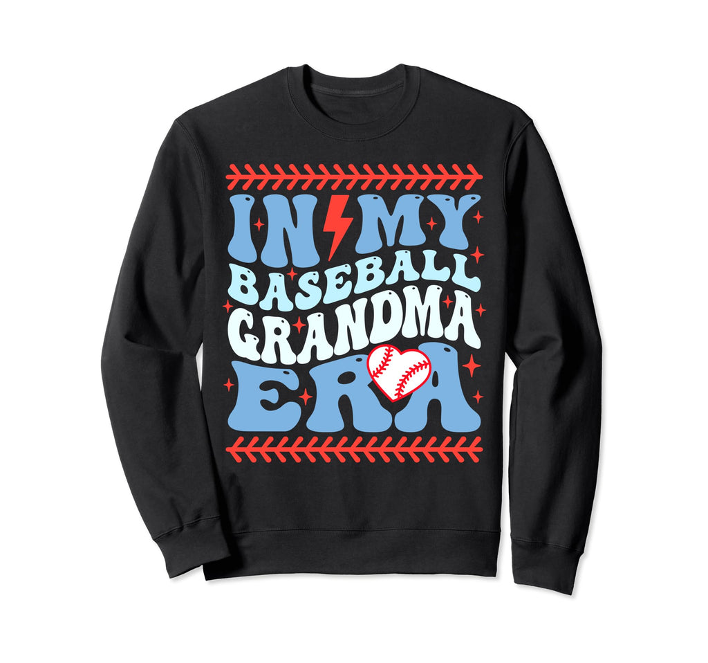My Baseball Grandma Era Groovy Sweatshirt - Streetwear Style Unisex - T-Shirt, Sweatshirt, Hoodie