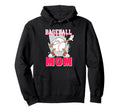 Baseball Mom Fun Expression Hoodie - Unique Graphic for Adults - T-Shirt, Sweatshirt, Hoodie