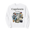 Capricorn Energy Zodiac Birthday Y2K Sweatshirt - Graphic Print Unisex - T-Shirt, Sweatshirt, Hoodie