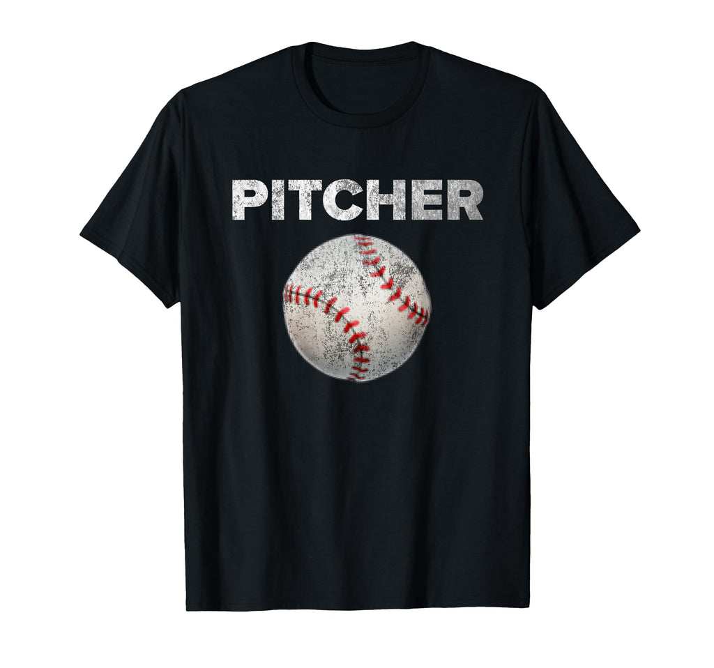 Distressed Pitcher Baseball T-Shirt - Custom Art Print for Adults - T-Shirt, Sweatshirt, Hoodie