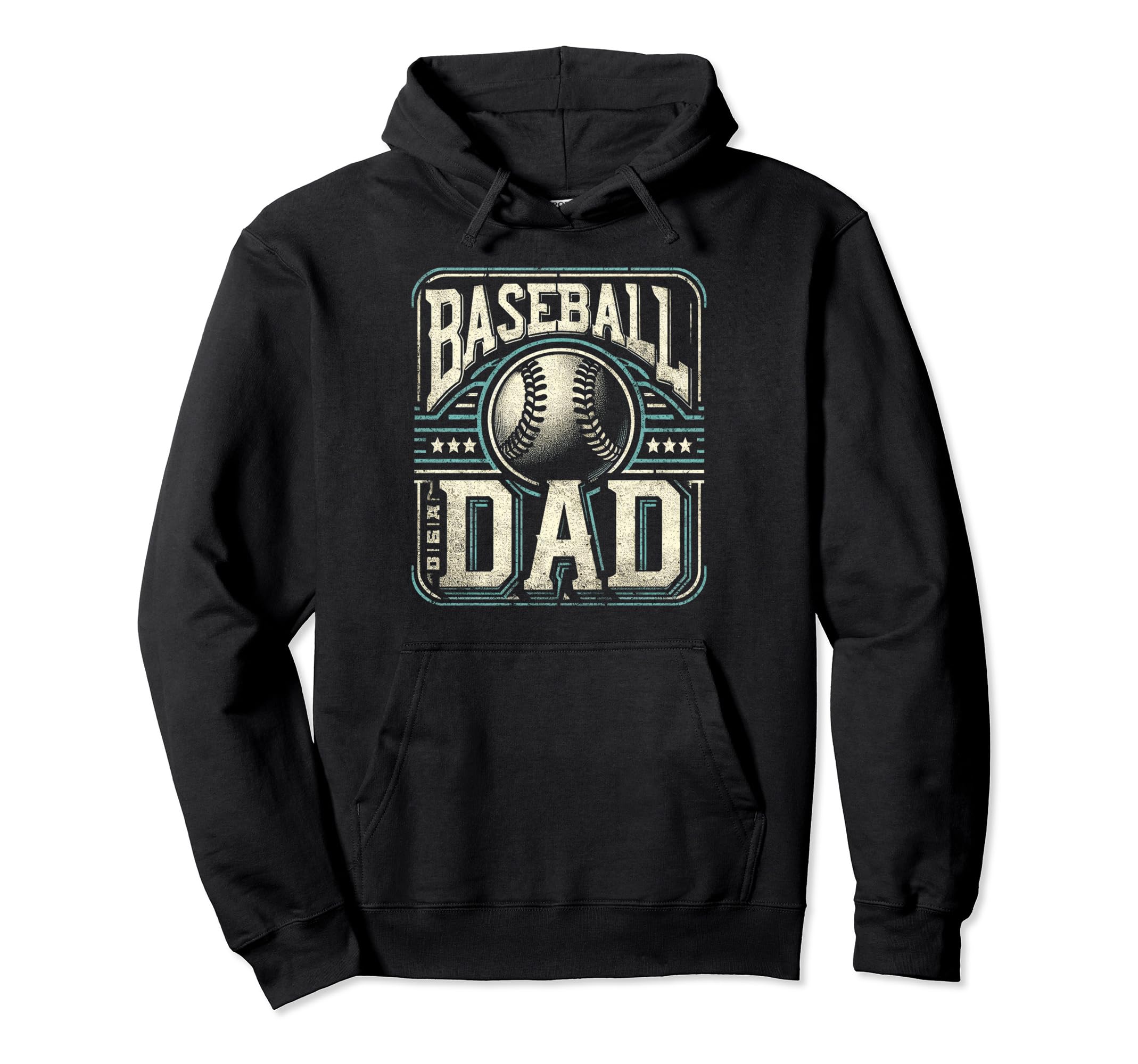 Baseball Dad Fathers Day Hoodie - Aesthetic Graphic Unisex - T-Shirt, Sweatshirt, Hoodie