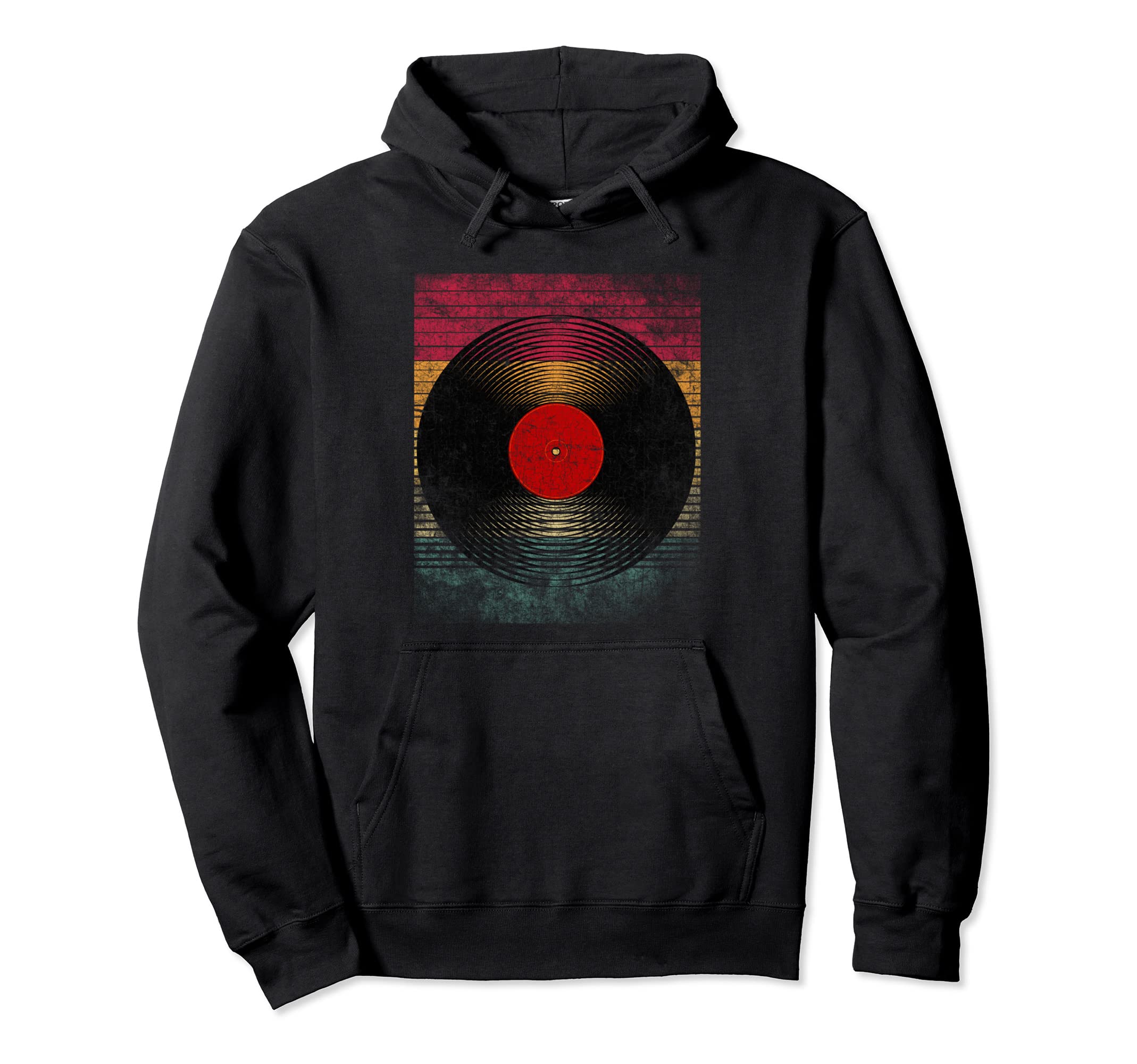 Vinyl Record Player Vinyl Lp Hoodie - Minimalist Print Unisex - T-Shirt, Sweatshirt, Hoodie