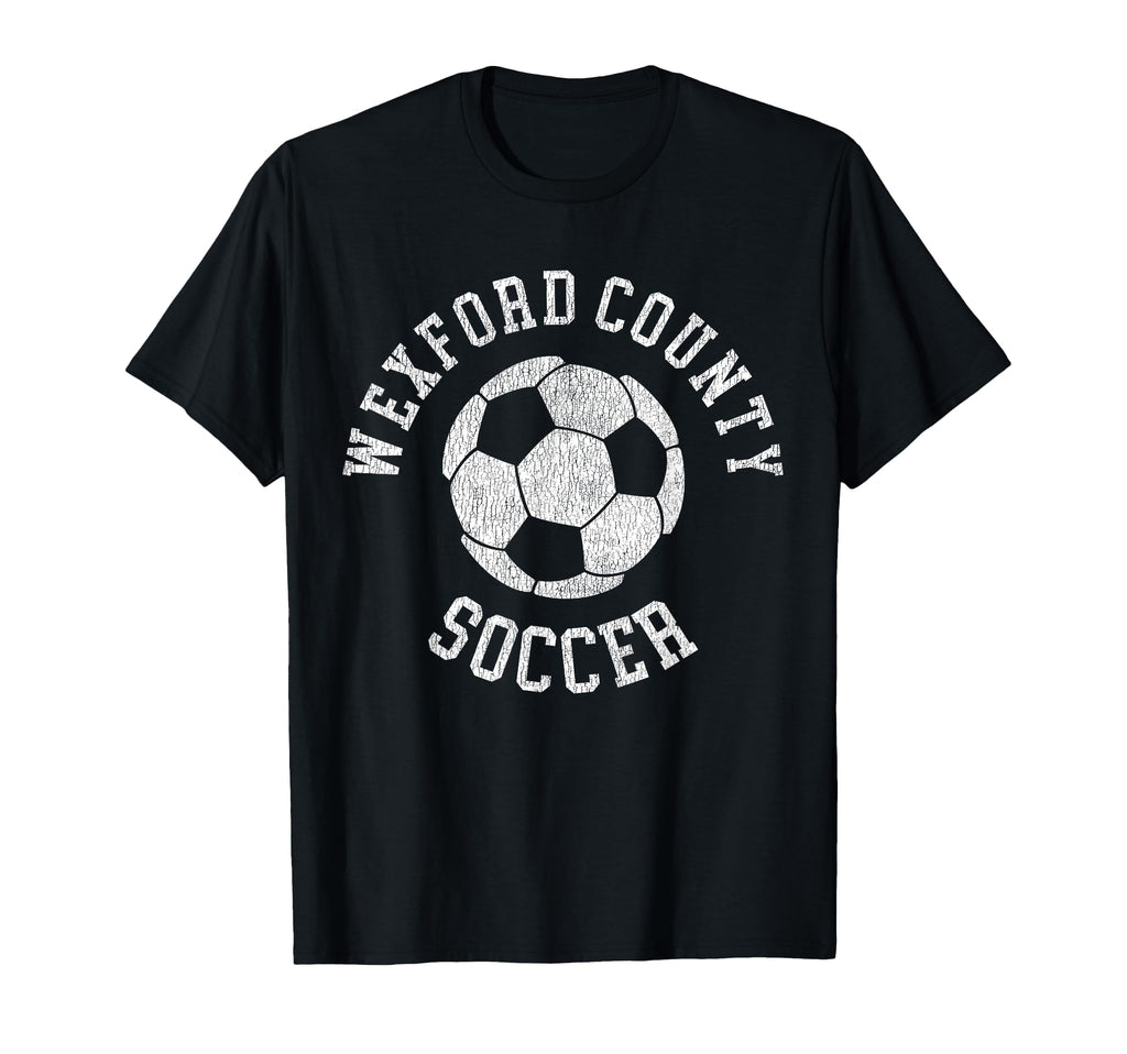 Wexford County Soccer Distressed 90S T-Shirt - Graphic Print for Adults - T-Shirt, Sweatshirt, Hoodie