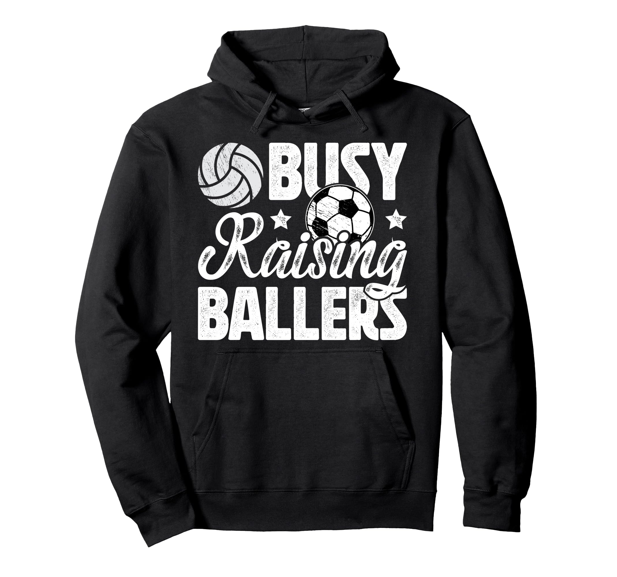 Busy Raising Ballers Volleyball Hoodie - Custom Art Print for Adults - T-Shirt, Sweatshirt, Hoodie