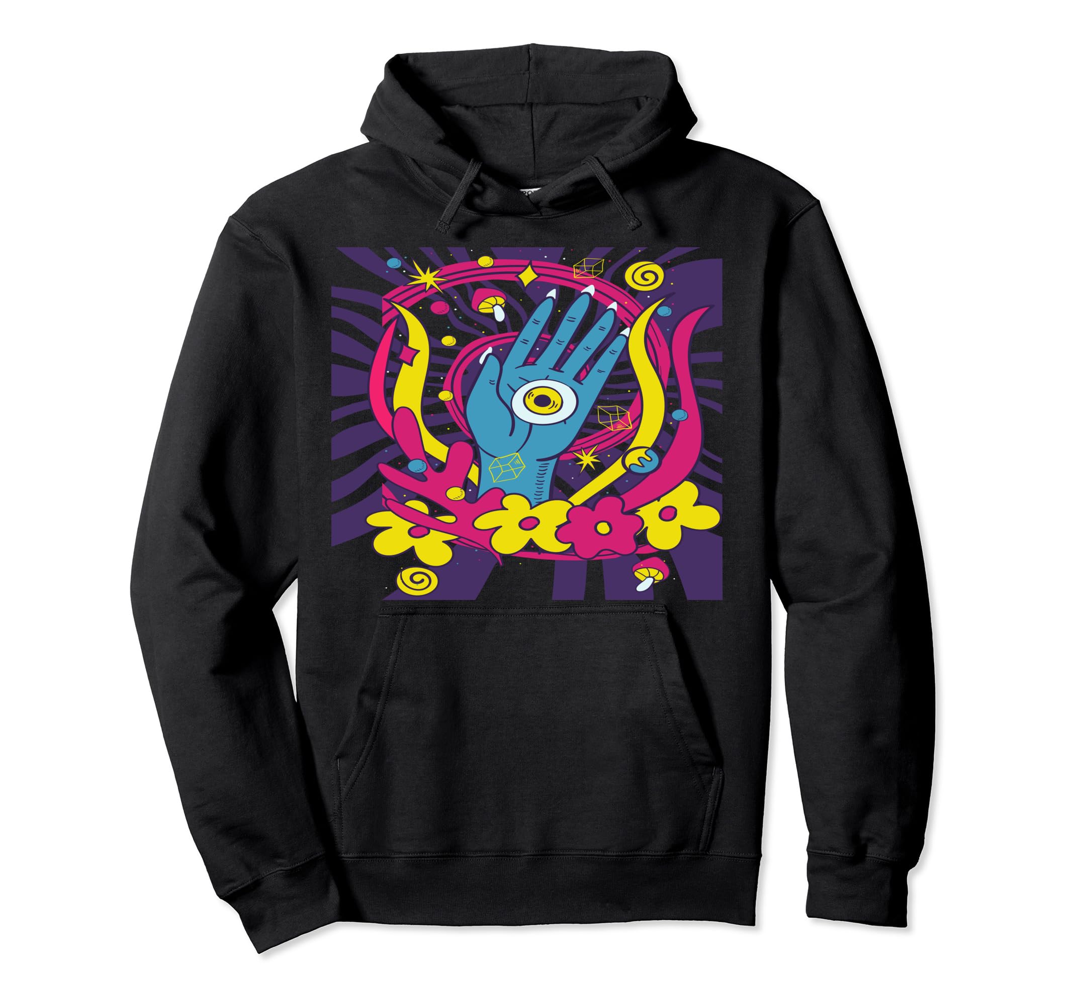 Peace Sign Love 60S 70S Tie Dye Hoodie - Casual Everyday Wear Unisex - T-Shirt, Sweatshirt, Hoodie