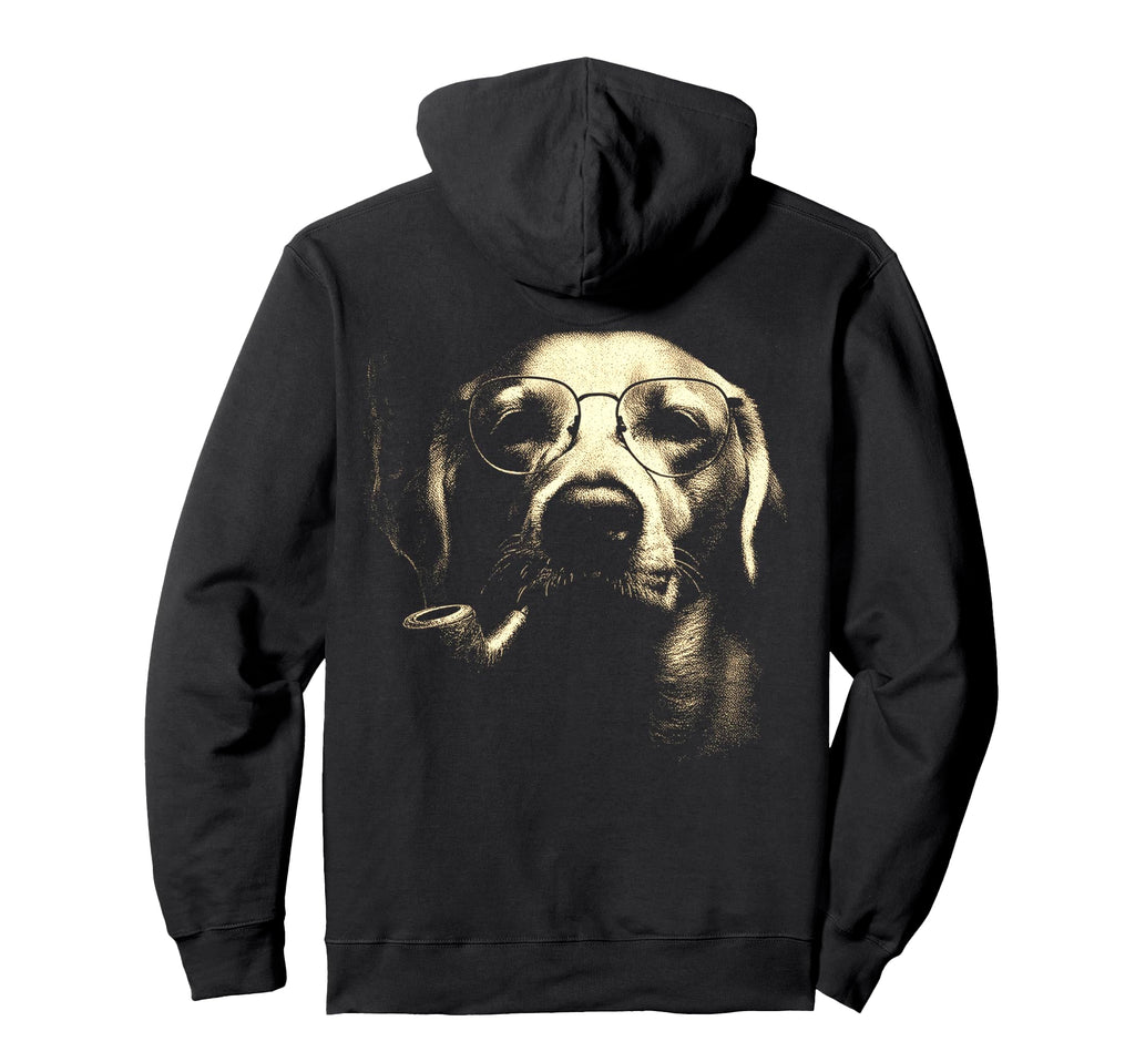 Labrador Retriever Glasses Hoodie - Casual Everyday Wear for Adults - T-Shirt, Sweatshirt, Hoodie