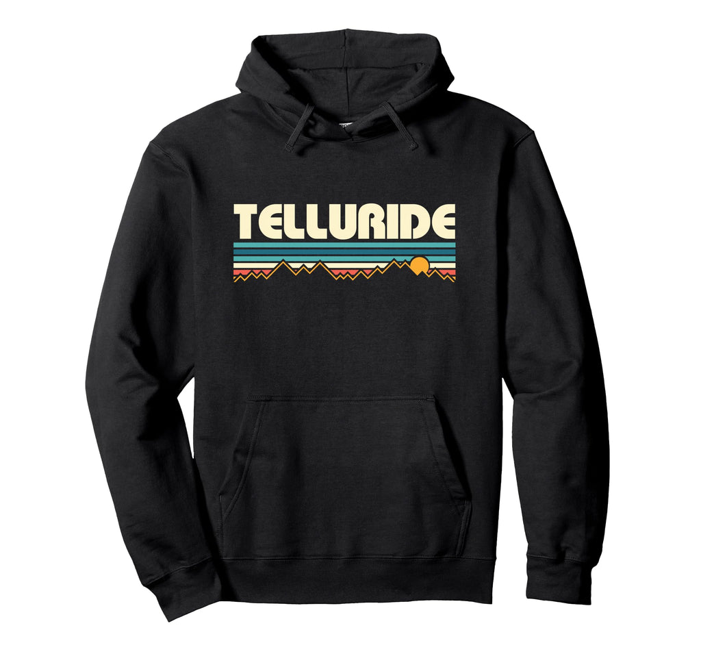 Telluride Mountain Sunset 80S Hoodie - Streetwear Style Men Women - T-Shirt, Sweatshirt, Hoodie