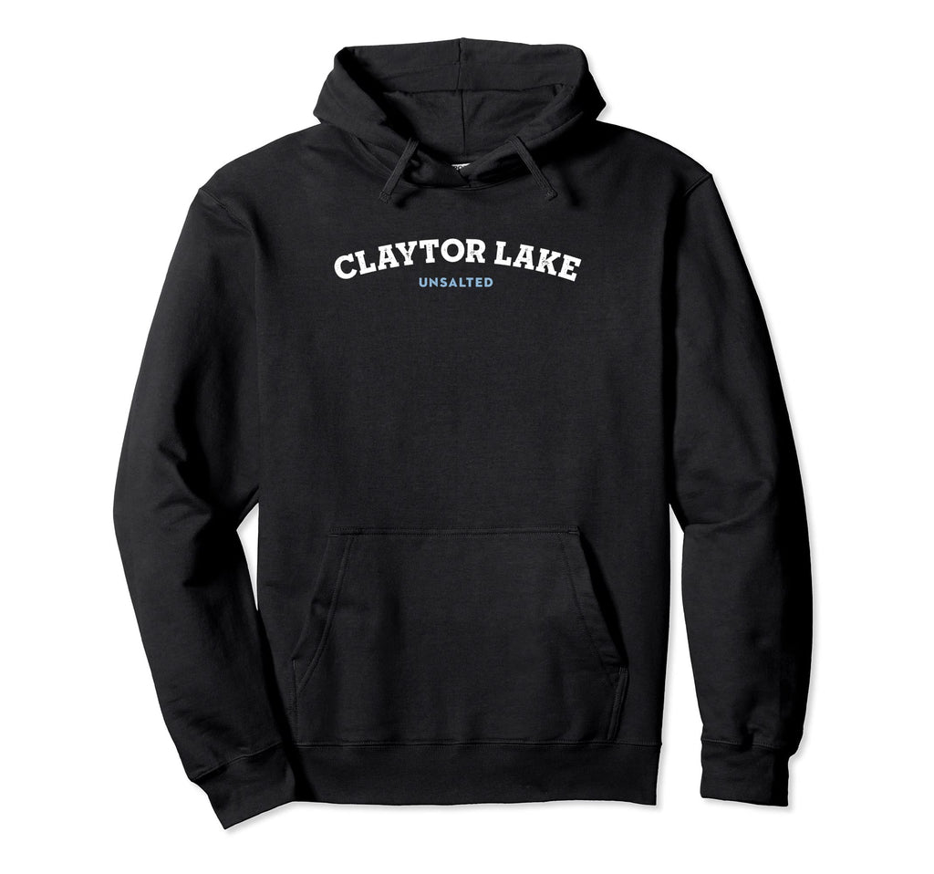 Claytor Lake Unsalted Virginia Distressed Hoodie - Streetwear Style Unisex - T-Shirt, Sweatshirt, Hoodie