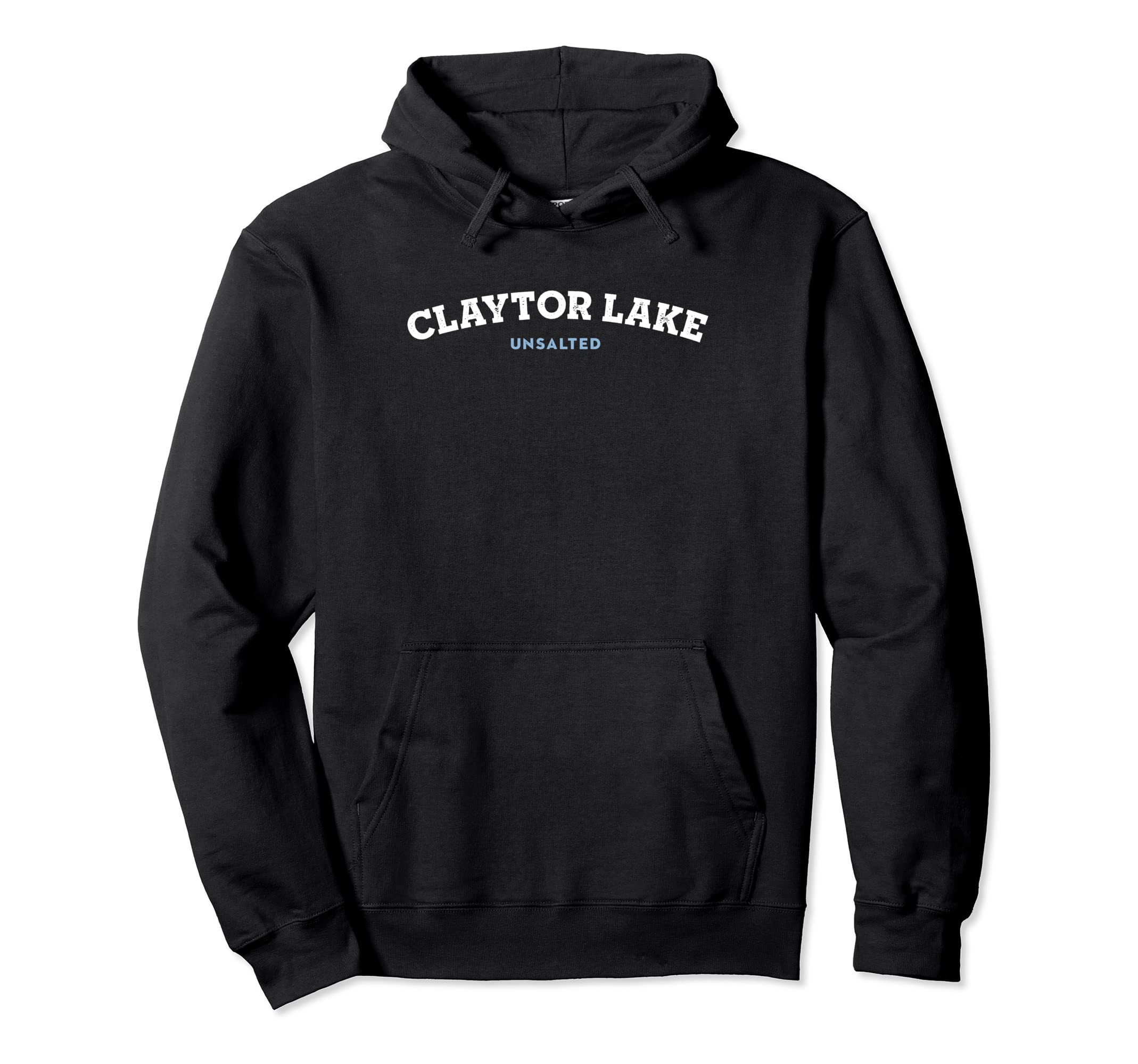 Claytor Lake Unsalted Virginia Distressed Hoodie - Streetwear Style Unisex - T-Shirt, Sweatshirt, Hoodie