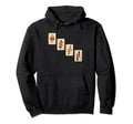 Checkers Glitch Poker Playing Cards Hoodie - Custom Art Print Unisex - T-Shirt, Sweatshirt, Hoodie