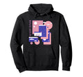 Japanese 90S Cyberpunk Minimalist Rerto Hoodie - Novelty Apparel Unisex - T-Shirt, Sweatshirt, Hoodie