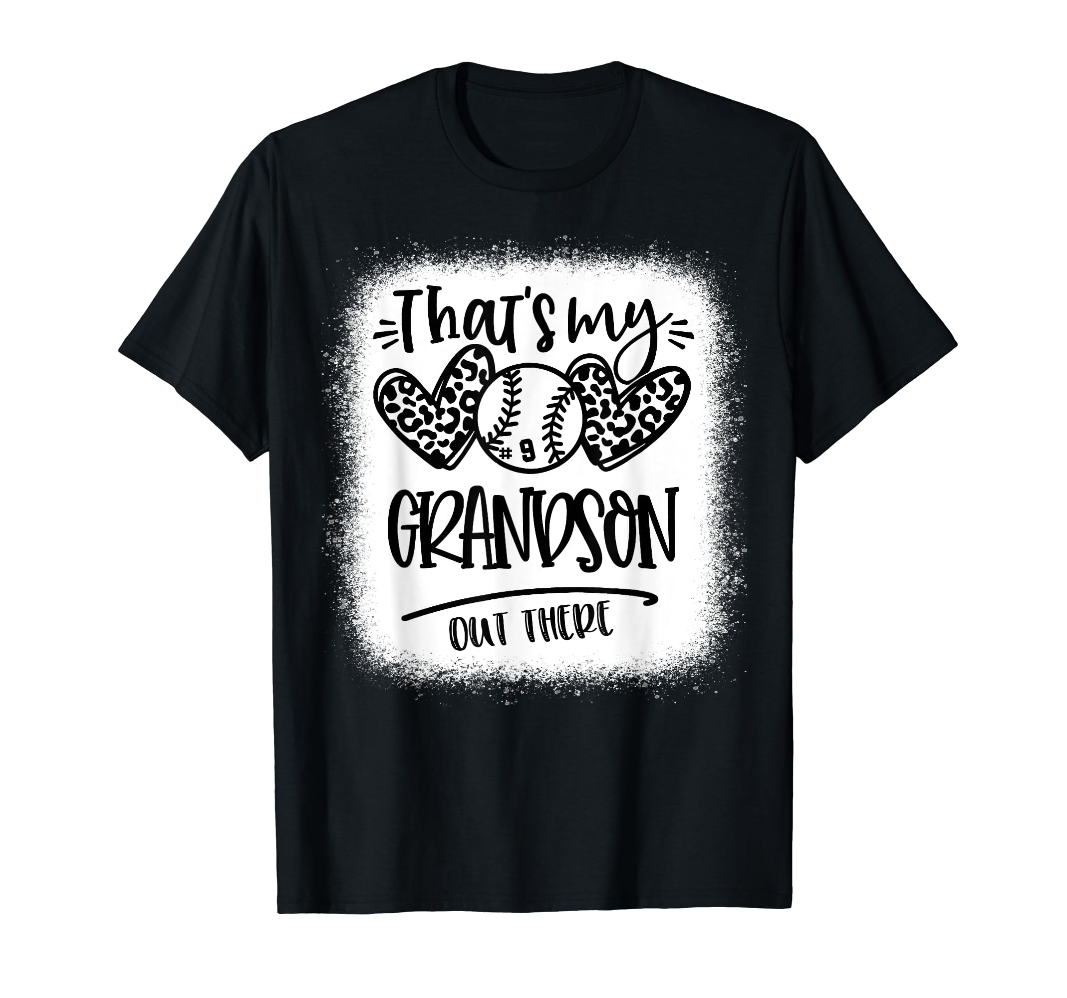 Thats My Grandson Out There Number 9 T-Shirt - Unique Graphic Unisex - T-Shirt, Sweatshirt, Hoodie