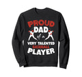Fathers Day Baseball Dad Parent Sweatshirt - Trendy Graphic for Adults - T-Shirt, Sweatshirt, Hoodie
