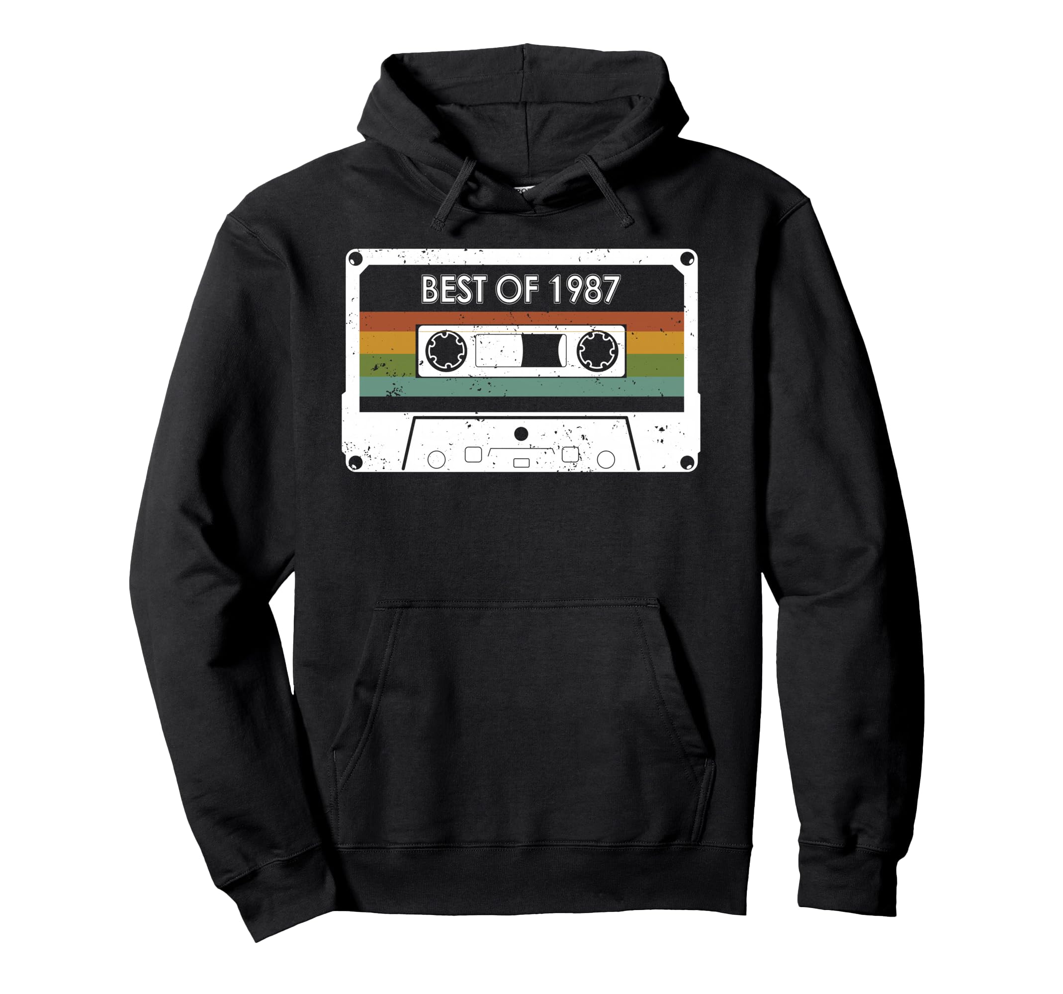 Best 1987 37Th Birthday Cassette Tape Hoodie - Graphic Print Men Women - T-Shirt, Sweatshirt, Hoodie