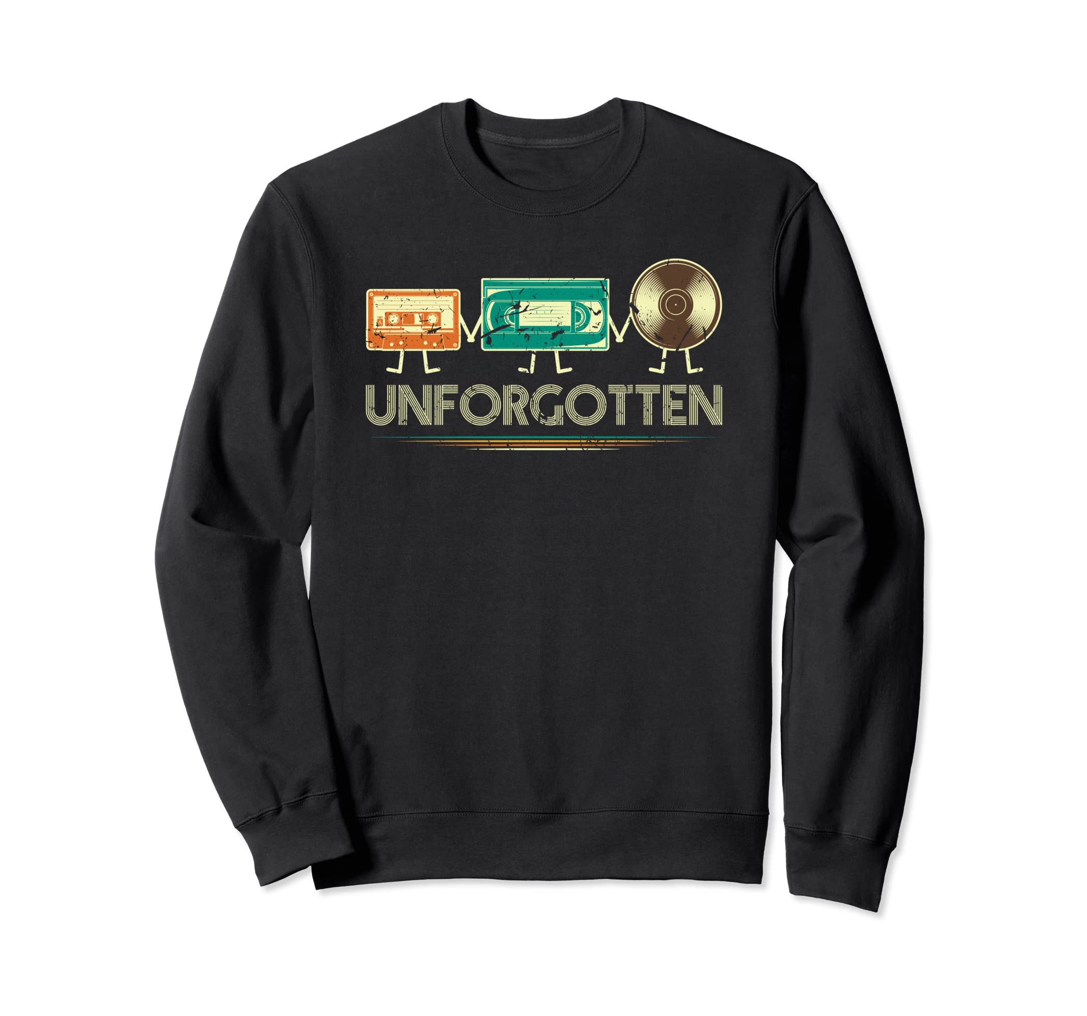 Unforgotten Cassette Tape Vinyl Sweatshirt - Novelty Apparel Men Women - T-Shirt, Sweatshirt, Hoodie