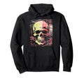 Aesthetic Streetwear Skull Hoodie - Casual Everyday Wear Men Women - T-Shirt, Sweatshirt, Hoodie