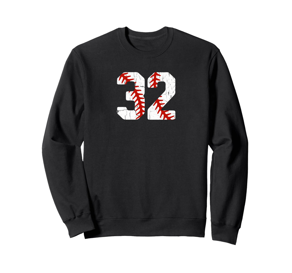 Baseball Player Jersey Number 32 Sweatshirt - Minimalist Print Men Women - T-Shirt, Sweatshirt, Hoodie