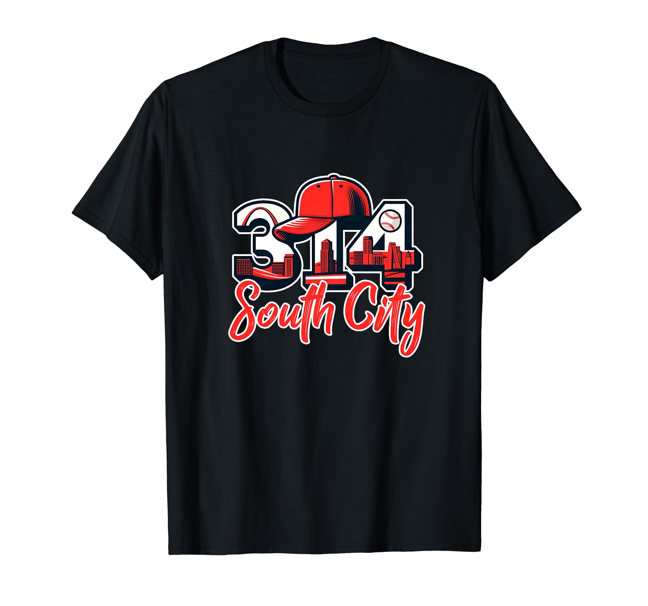 314 St Louis South City Arch Skyline T-Shirt - Aesthetic Graphic Men Women - T-Shirt, Sweatshirt, Hoodie