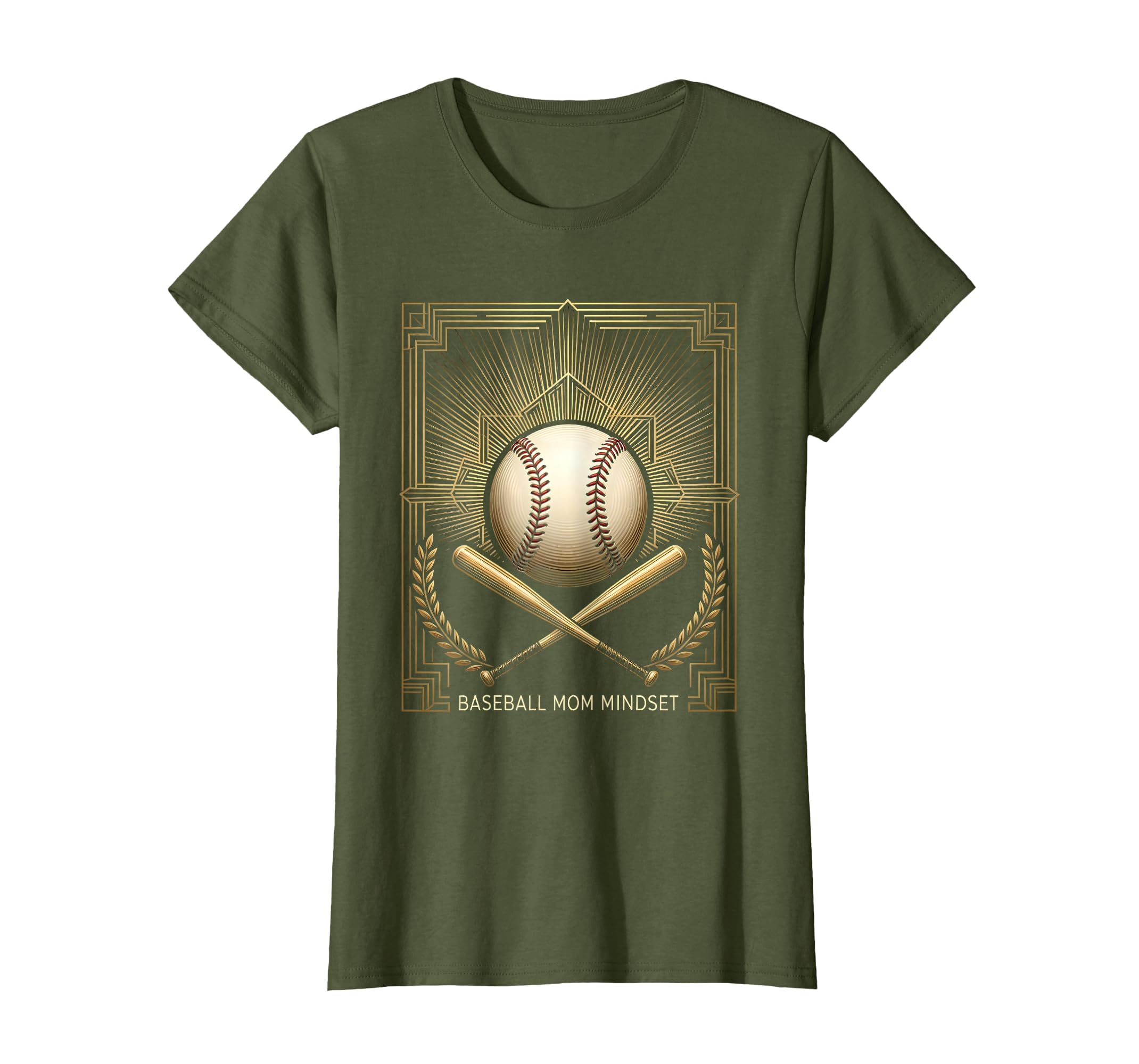 Baseball Mom Mindset Proud Sports T-Shirt - Casual Everyday Wear Unisex - T-Shirt, Sweatshirt, Hoodie